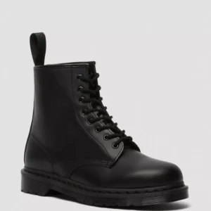 Dr. Martens 1460 Mono Smooth Leather Lace Up Boots Black